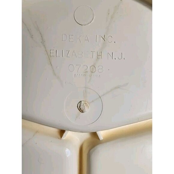 Vintage 1980's Strawberry Shortcake Deka 2 Piece Plastic Dishes Damaged As Is - Picture 5 of 7